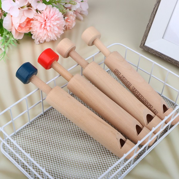 1 Stk Wood Slide Whistle Glanset Wooden Push Pull Flute Instrument A4