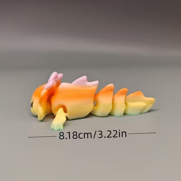 3D-printet drageegg minidragefigur overraskelsesgave til barn A3