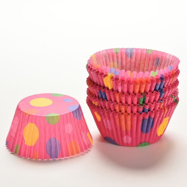 100 stk. Papirkakekopper Baking Cupcake Muffinskasser Weddin