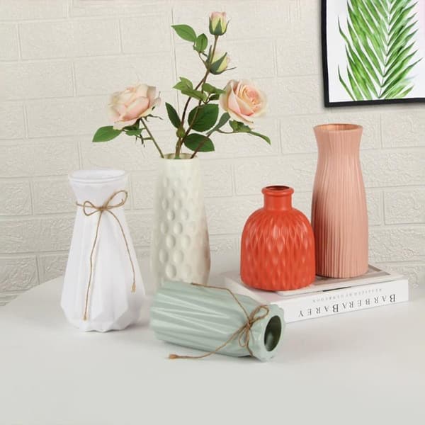 PP Vaser Imitation Keramisk Blomsterpotte Bryllup Ramadan Bonsai Ho A5