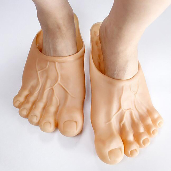 Funny Slipper Miesten Naisten Unisex Creatire Toe Kengät Hullut Five-F