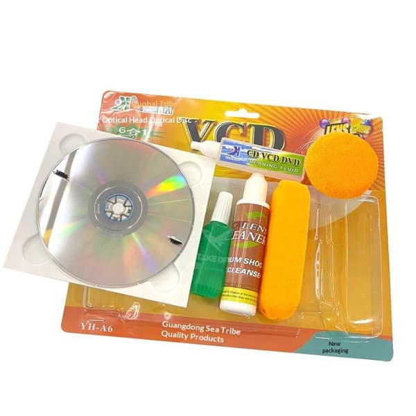 1 sett CD/DVD/VCD-spiller linserenser for o videospiller tilbehør