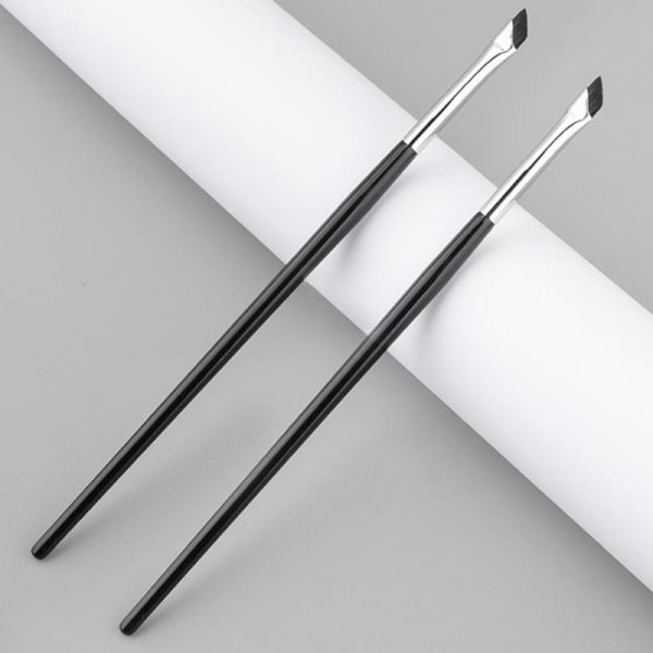 Oppgrader Blade Eyeliner Brush Ultra Thin Fine Angle Flat Eyebrow A