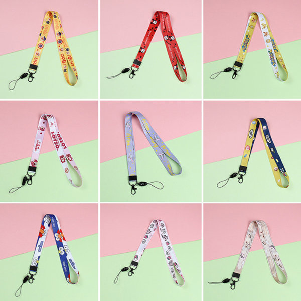 Lämmönsiirtonauha Sarjakuva Halterneck Rope Multicolor-A14