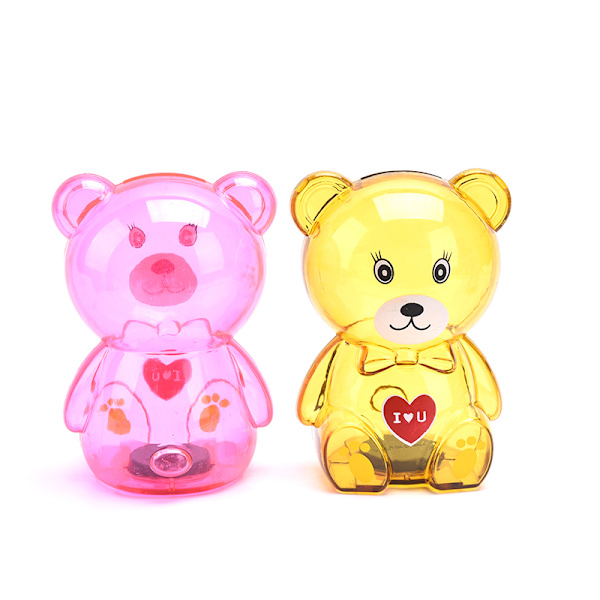 Sarjakuva Bear Money Boxes Kid Student Säästöpossu Läpinäkyvä sty