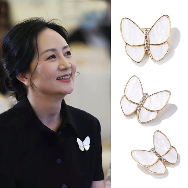 1st Kläder Butterfly Pin Brosch Pin Modepresent För Kvinnor Gi 1pc