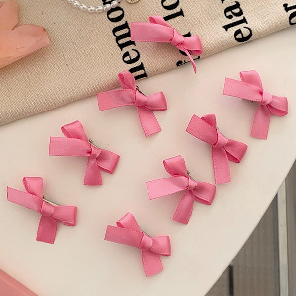 5kpl/ set Pieni vaaleanpunainen Bowknot-hiusneula Naisten Tytöille Kesä Uutuus