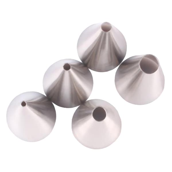 5 STK Cookie Bagværk Dyser Cupcake Cookies Glasur Piping Tips DI