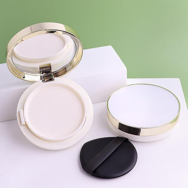 Tom luftpute foundation puffboks DIY kosmetikkveske med PU
