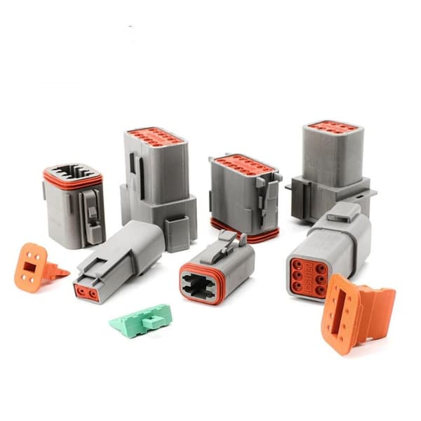 2 3 4 6 8 12-pin vanntett elektrisk koblingssett DT04-12P D E