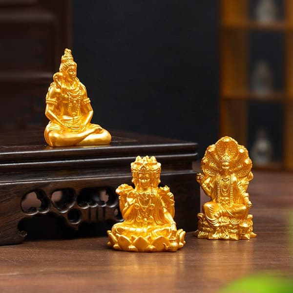 Tiibetiläiset pienois-Buddha-patsaat 4pcs