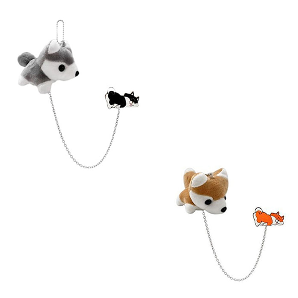 Husky Pehmo Doll Rintaneula Sarjakuva Eläin Rintaneulat Rintanappi rintaneula 1