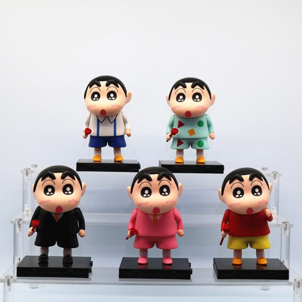 PVC Statue Modell Rose Crayon Shin-chan Figur Nohara Shinosuke Black