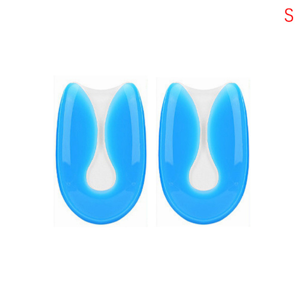 Silikongel Insoles Heel Cushion Sulor Lindrar fotsmärta ar Fa S