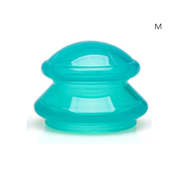 1 STK Silikone Anti Cellulite Vakuumsugemassagekopper Fysio Green M