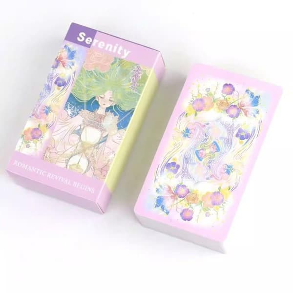 78 ark 10,3x6cm Serenity Tarot Deck Varm Drømmende Anime-stil A1