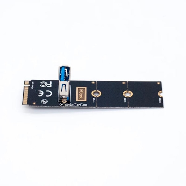 1 stk NGFF M.2 til PCI-E X16 Slot Overførselskort Mining Pcie Riser
