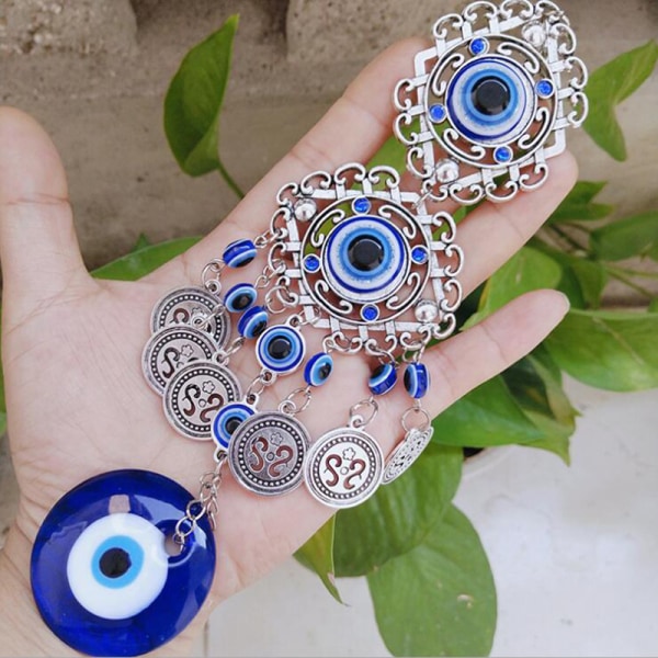 Wind Chimes Turkiet Evil Eye-hängen Drop-shaped