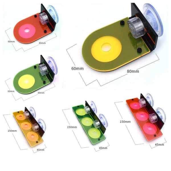 1 stk akryl fluorescens SPS korallfragmentbrakett voksende plugg H A6