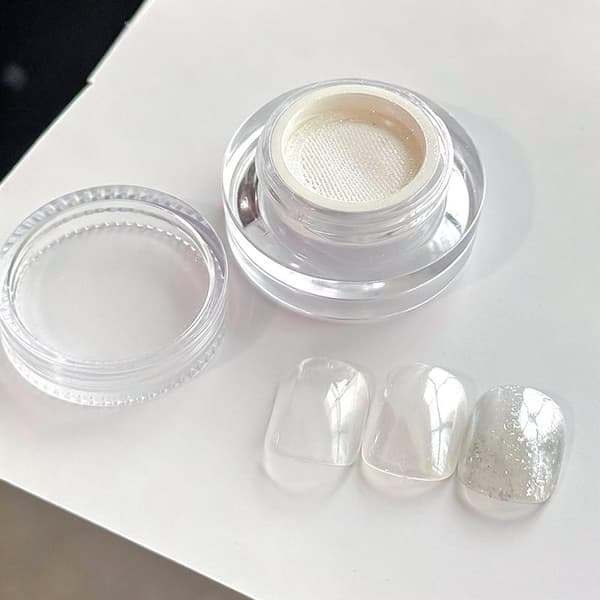 1 burk Plating Aurora Chrome Nagelpulver Högglans Månsken Mi