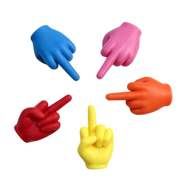 10/20 stk 3D-printet fingergeststatue kunst håndfigur skulptur A11