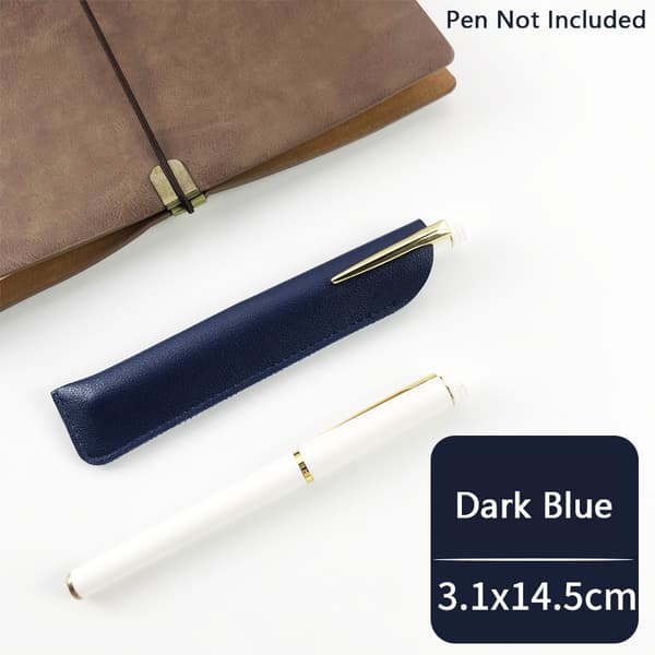 PU Läder Penna Skyddsfodral Slitstark Pen Bag Soli A5