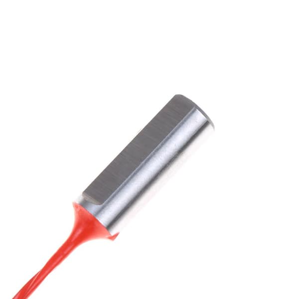 1 stk 2,5x70 mm wolframkarbidborkrone med 10 mm skaft Red