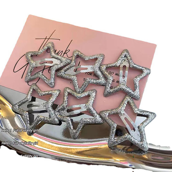 e Star Hairpin Sweet Cool n Style Hair Clip All-Match Hair Acce A