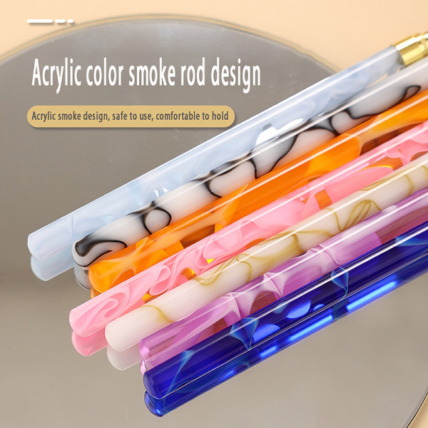 Akryl Smoke Stick Blyant Infinite Writing Sketching Replacea Purple