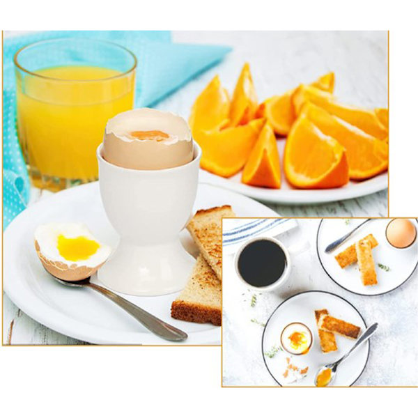 Kokta ägg Koppställ Verktyg Kaviarkopp Frukost Ägghållare Kitc 1PC
