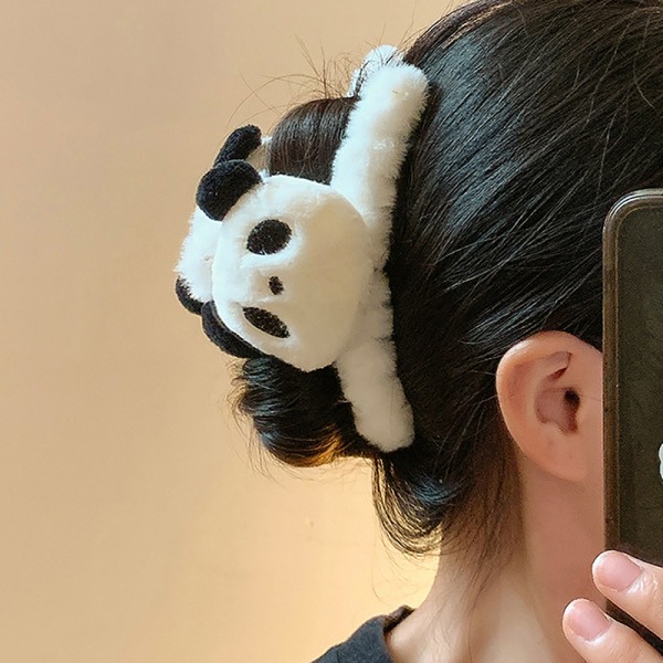 Dukke Plys Panda Hair Claw Fashion Cartoon n Style Animal Shark A7