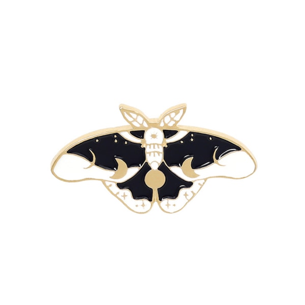 3 Stk Moth Butterfly Emalje Pins Fase Brosje