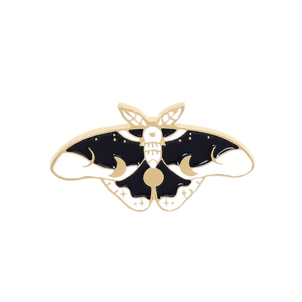 3 Stk Moth Butterfly Emalje Pins Phase Broche