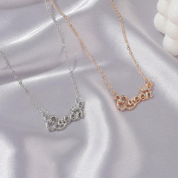 Brevhalsband Mode Kvinnlig Strass Queen Halsband För Wo Gold