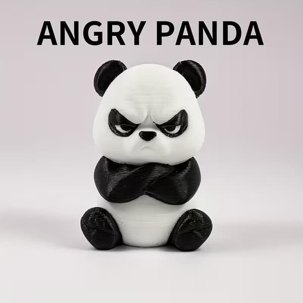 3D-printet sint pandafigur A
