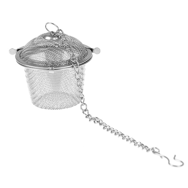 Ruostumattomasta teräksestä valmistettu mesh infuser Uudelleenkäytettävä teesiivilä Teekannu Leaf
