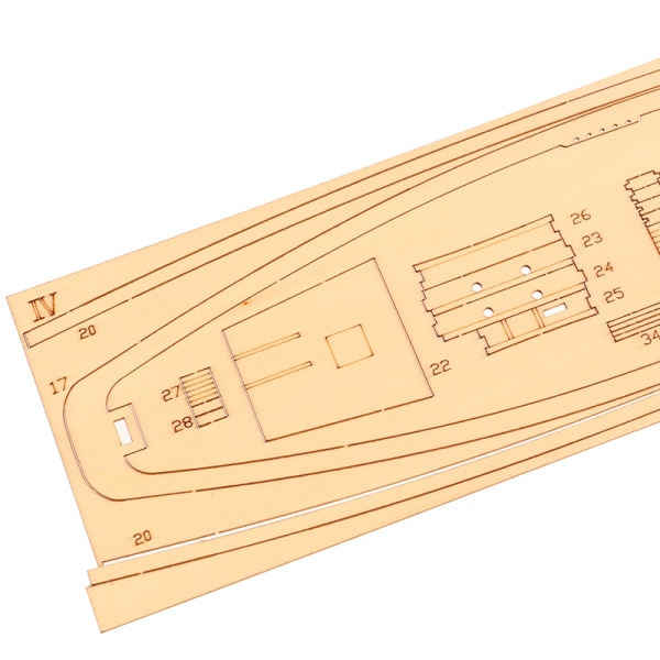 1:87 Sejler DIY Skib Monteringsmodel Klassisk træbåd Deco