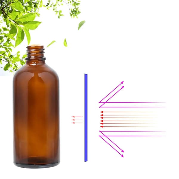 10/16 st 15/30 ml bärnstensfärgad parfymflaska med sprayatomizer E 30ml10pc