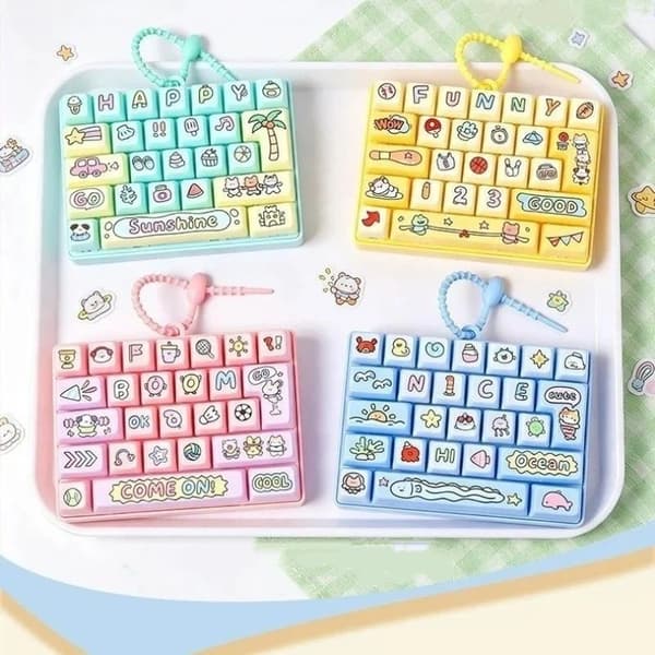 26 ruudukon näppäimistön näppäinhattu Clicker Fidget Fidget näppäimistön näppäinhatut A4