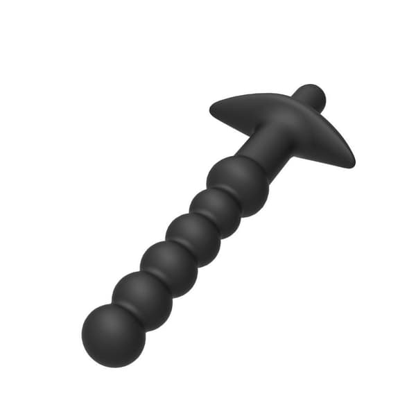 Silikone Analtap Prostatamassager Vibrator Buttplugs 6 Perler A1