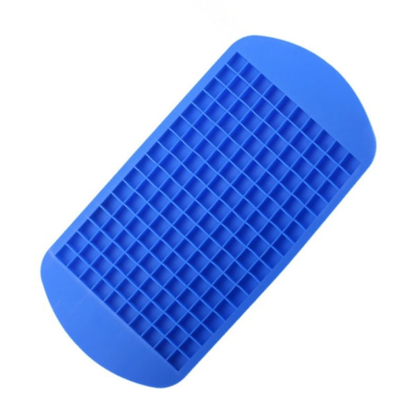 160 Cavity Silikonitanko Jääpalatarjotin Jääkuutioita Small Square Ic Blue