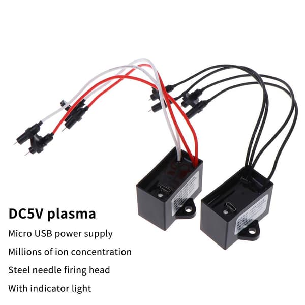 Negativ iongenerator USB DC5V MicroUSB Liten partikkelstørrelse Pl Negative ions