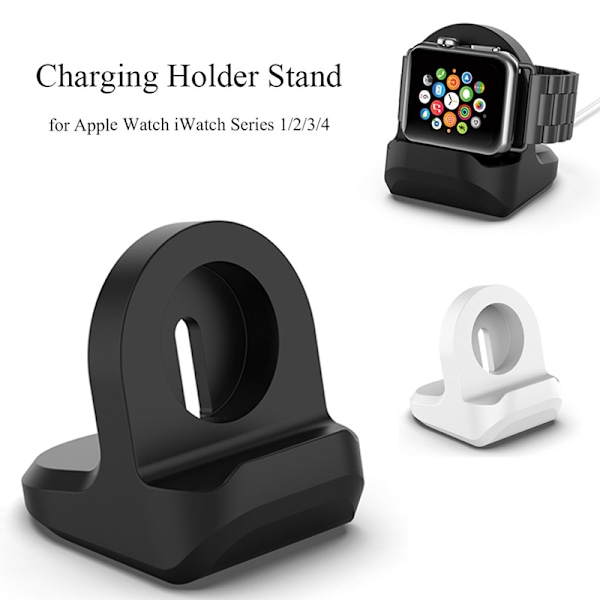 Lader Dock Stand Station Oplader Holder til Watch iWatch Black