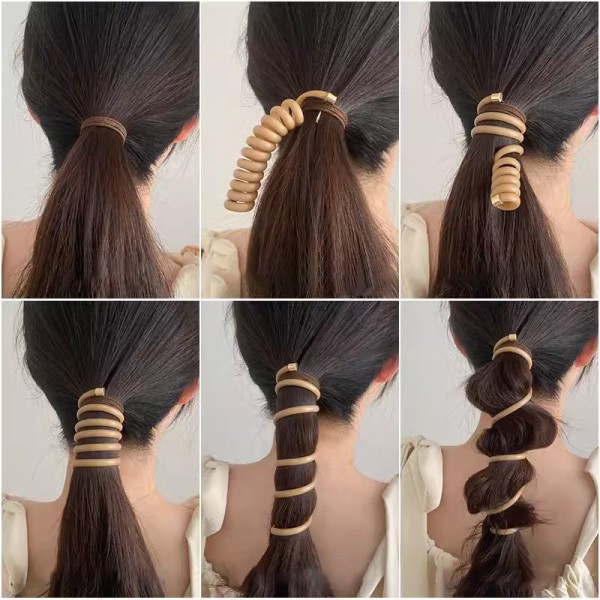 Creative Magic Hair Weaving Artifact Telefonlinje Hårband E G