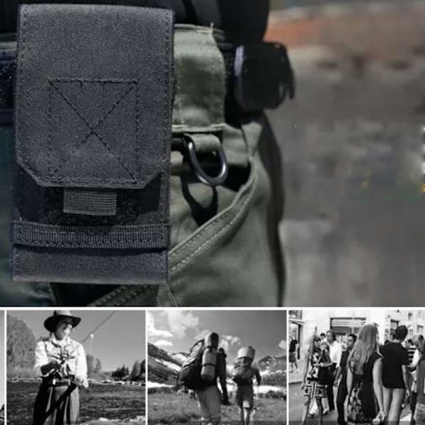 Utomhus kamouflageväska Tactical Military Mobiltelefonväska Sport color C