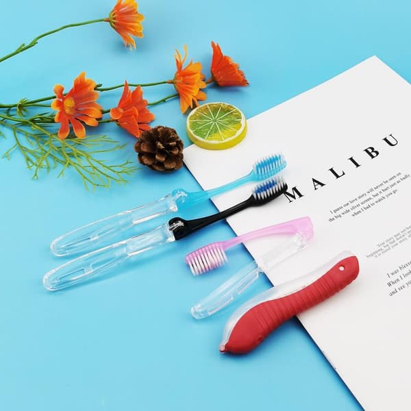 Hygiene Oral Bärbar Engångs Hopfällbar Resa Affärs Campi Red
