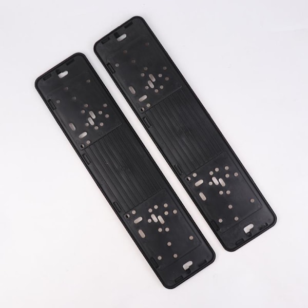 1 stk. RU UA EU nummerpladeholder sort nummerpladeholder mig Silver