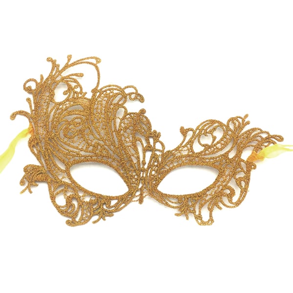 Kulta ja hopea pitsi ja timantti naamio Eye Mask Masquerade Femal A9