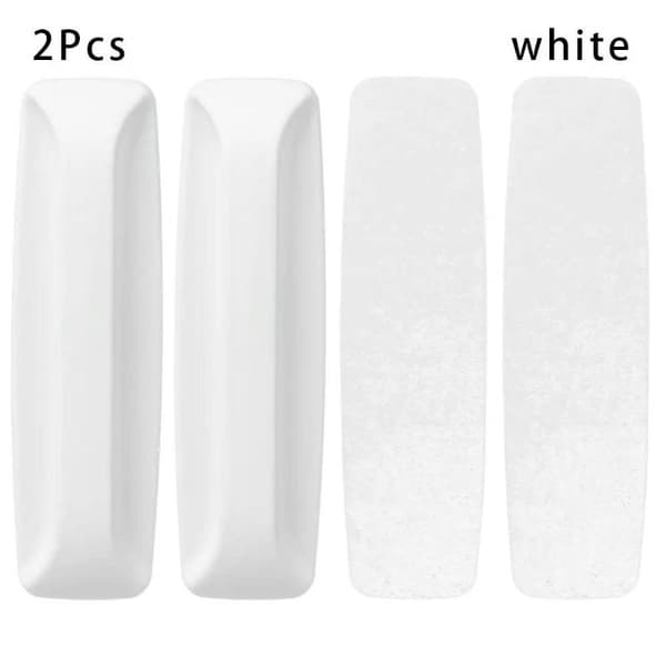 2 stk. Multifunktionelle farvede skabshåndtag white