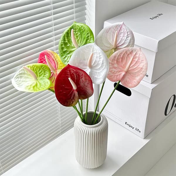 Kunstig blomst til dekoration, pynt, dekorativt blad A2